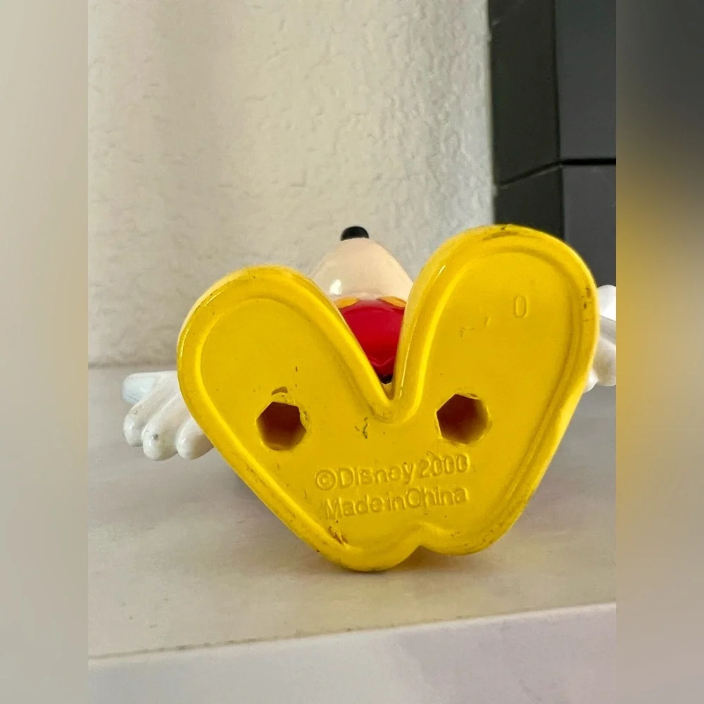 Vintage Mickey Mouse Kids Toothbrush with Timer - Red, Yellow, Blue